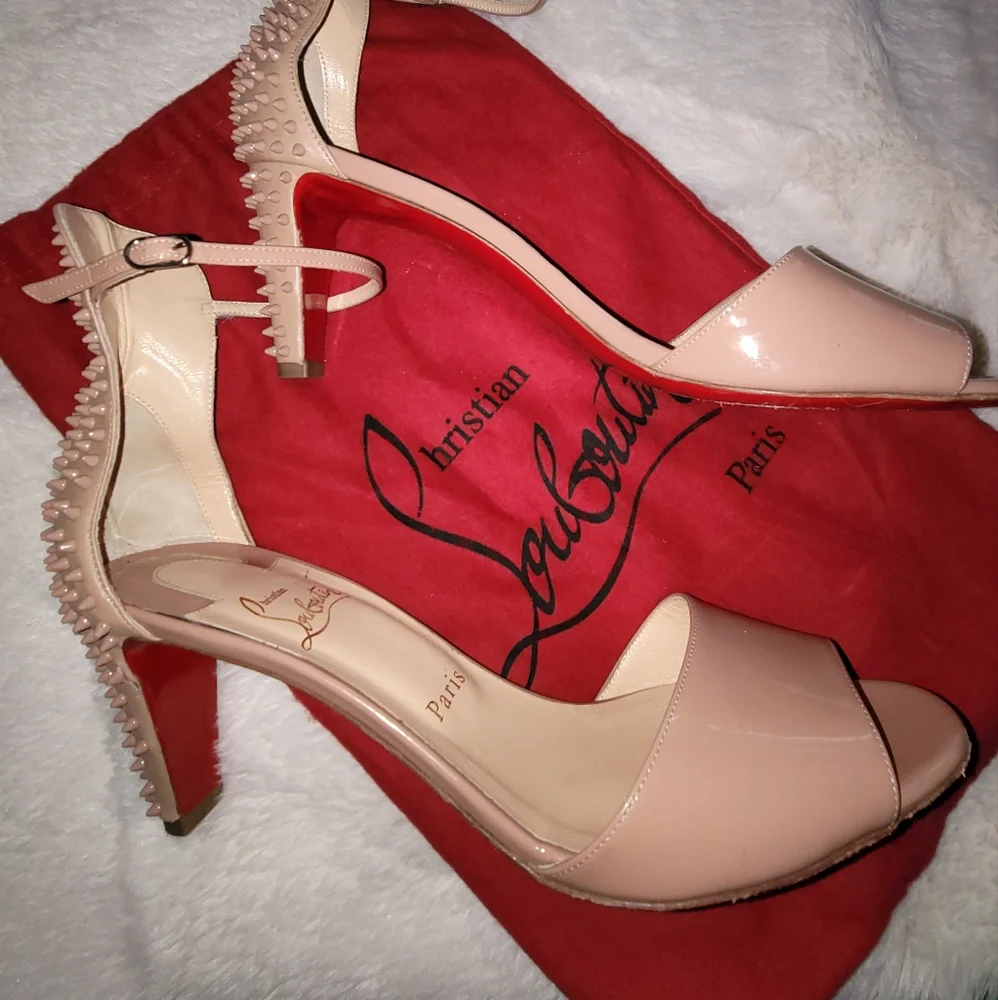 Christian Louboutin Patent Leather Sandals - Picture 6 of 7